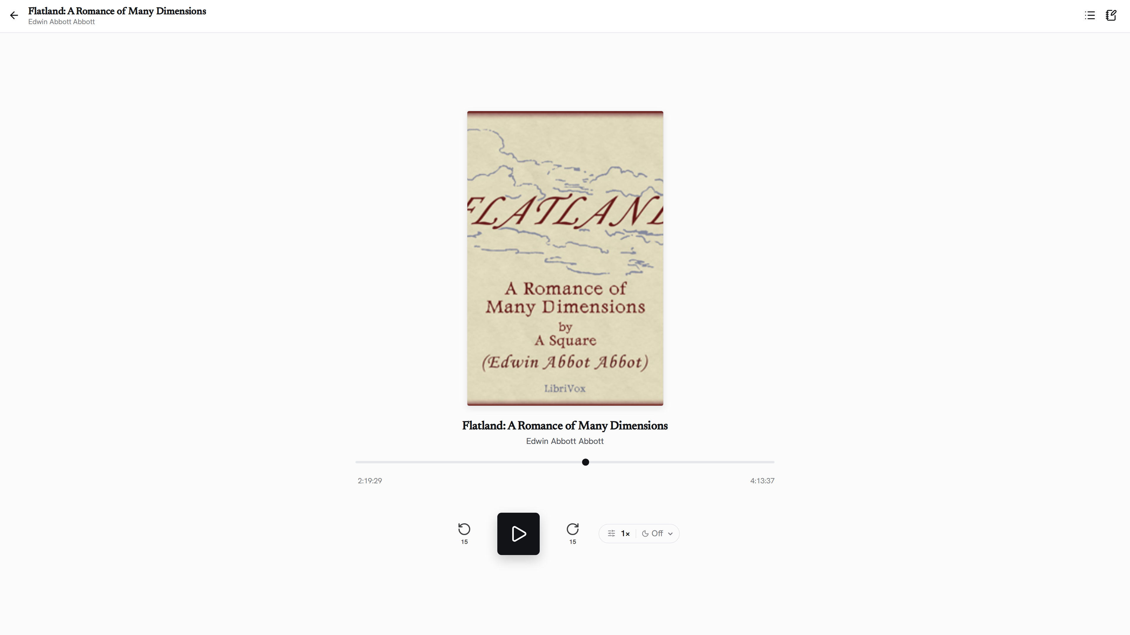 Nostos Audiobook reader desktop
